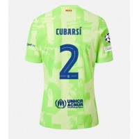 Camisa de time de futebol Barcelona Pau Cubarsi #2 Replicas 3º Equipamento 2024-25 Manga Curta